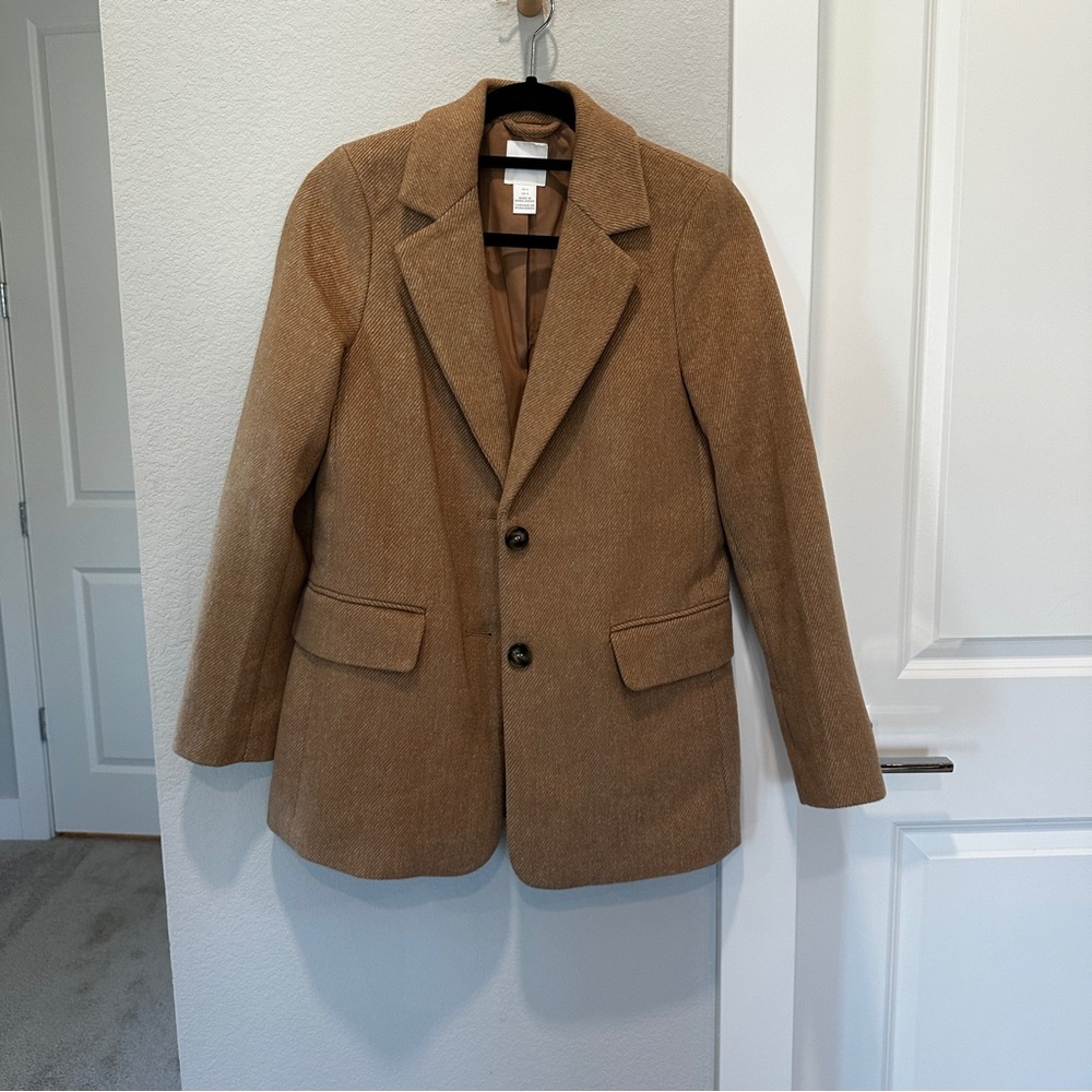 H&M oversized wool blend blazer